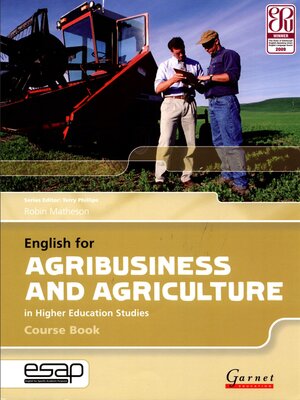 cover image of English for agribusiness and agriculture in higher education studies